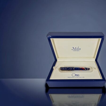 Pregiata stilografica Omas MIKU Limited Edition con cofanetto originale