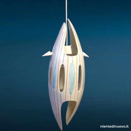 Lampadario Alcyone anni 60 - lampadario vintage policromo