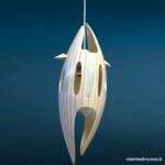40974_1 Lampadario Alcyone anni 60 - lampadario vintage policromo