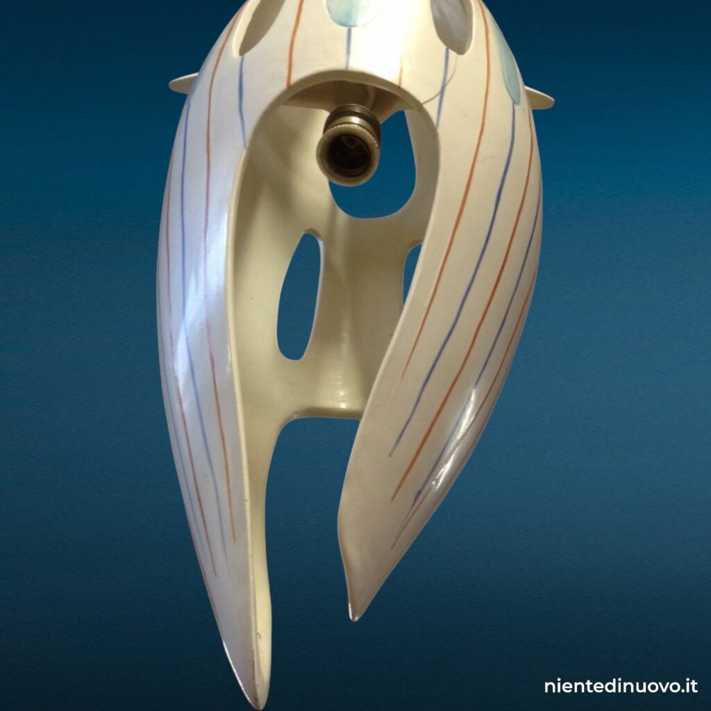Lampadario Alcyone anni 60 - lampadario vintage policromo