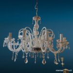 Lampadario in cristallo a 12 luci con attacchi E14