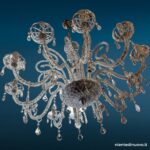 Lampadario in cristallo a 12 luci con attacchi E14