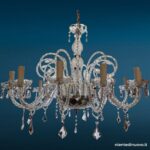 Lampadario in cristallo a 12 luci con attacchi E14