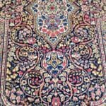 Tappeto persiano Kerman 280x190 in ottime condizioni, annodato a mano