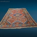 Tappeto persiano Afshar 115x170, annodato a mano, antico e facile da collocare