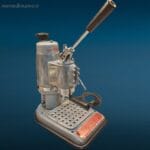 41147_3.jpg Vecchia macchina del caffè Cimbali a leva MicroCimbali con accessori
