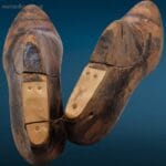 41154_1.jpg coppia di vecchie forme di scarpe in legno tg 38