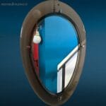 41195_1.jpg Specchio galvoramato design anni 60, produzione Santambrogio e De Berti, perfettamente conservato, autentico pezzo di design italiano anni '60.