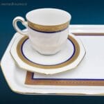41203_2.jpg Servizio da caffè tête-à-tête in porcellana Winterling, decorato con oro zecchino, in condizioni perfette.