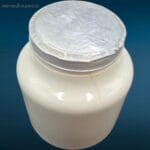 41215_1.jpg Vaso in ceramica Liebig con coperchio in alluminio e marchio sul fondo