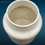 41215_2.jpg Vaso in ceramica Liebig con coperchio in alluminio e marchio sul fondo