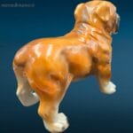 Cagnolino boxer in ceramica di Bassano, eccellenti condizioni