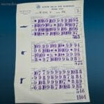41282_2.jpg Tabella XVII Olimpiade Roma 1960 originale con risultati di tiro, set di 6 tabelle storiche
