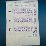 41282_4.jpg Tabella XVII Olimpiade Roma 1960 originale con risultati di tiro, set di 6 tabelle storiche
