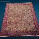 04688_4.jpg tappeto persiano Malayer vecchio 168x193 con vello consumato, lavato e igienizzato, originale e pronto da collocare in casa