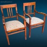 04695_3.jpg coppia di poltroncine in legno imbottite con braccioli e seduta ampia