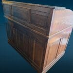 41323_5.jpg Scrivania roll top a rullo in rovere con serrandine integre e vani capienti