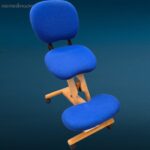 41324_1.jpg Sgabello ergonomico da ufficio blu con schienale reclinabile in stile svedese