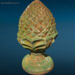 9002926_3.jpg PIGNA per colonna in ghisa decorativa e robusta, ideale per cancelli o giardini
