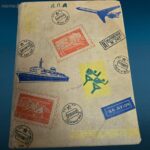 41402.jpg collezione di vecchi francobolli russi in raccoglitore vintage