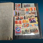 41402_1.jpg collezione di vecchi francobolli russi in raccoglitore vintage