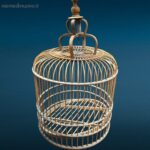 41425.jpg Gabbietta decorativa in legno naturale con sportello apribile