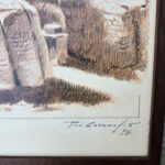 41456_5.jpg Disegno originale incorniciato firmato da Piero Cozzaglio, anno 1987