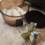 lampadario veneziano 6 luci in pasta di vetro colorata con decorazioni floreali