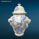 04702_2.jpg Vaso farmacia erboristeria in ceramica con coperchio e decorazioni con frutta