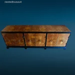 41505_4 credenza sideboard Mario Labò anni 30 in radica di noce e acero chiaro