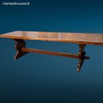 04719_4.jpg Grande tavolo rustico in legno di castagno massello lungo 3 metri