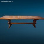 04719_8.jpg Grande tavolo rustico in legno di castagno massello lungo 3 metri