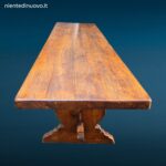 04719_9.jpg Grande tavolo rustico in legno di castagno massello lungo 3 metri