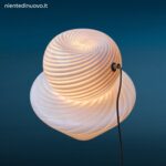 04724_5.jpg Lampada Mushroom vintage in vetro bianco opalino attribuita a Paolo Venini Murano anni 70