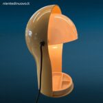 Lampada da tavolo Telegono in plastica con vaschetta anni Sessanta