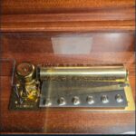 Scatola musicale Reuge anni 70 in radica con carillon 72 note