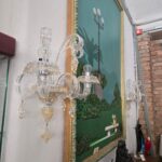 z41475_7 Lampada da parete Rabat 4513/02 Barovier e Toso in cristallo con decoro oro