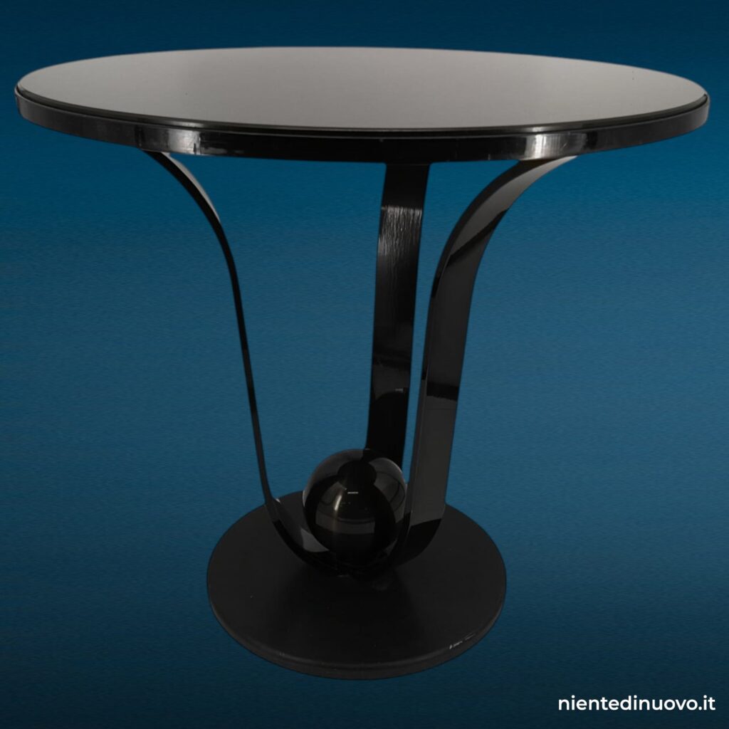 04373.jpg Tavolino design ferro granito e lavagna anni ’80, in perfette condizioni