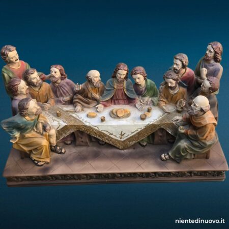 Diorama Ultima Cena in resina policroma firmato Paben - immagine aggiuntiva 2