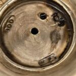 04755_6.jpg Flute in argento 800 con interno dorato e incisioni A e C - immagine aggiuntiva 7