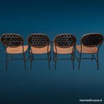 04759_4.jpg Set di quattro sedie in ferro e vimini - immagine aggiuntiva 5