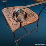 04759_5.jpg Set di quattro sedie in ferro e vimini - immagine aggiuntiva 6