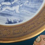 Piatto da parete in porcellana bavarese con bordo oro - immagine aggiuntiva 6
