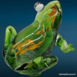 04772_3.jpg Scultura a forma di rana in vetro, grande dimensione - immagine aggiuntiva 4
